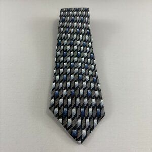 Contissima Men's Blue / Grey Men's Tie 3" x 56 1/2"